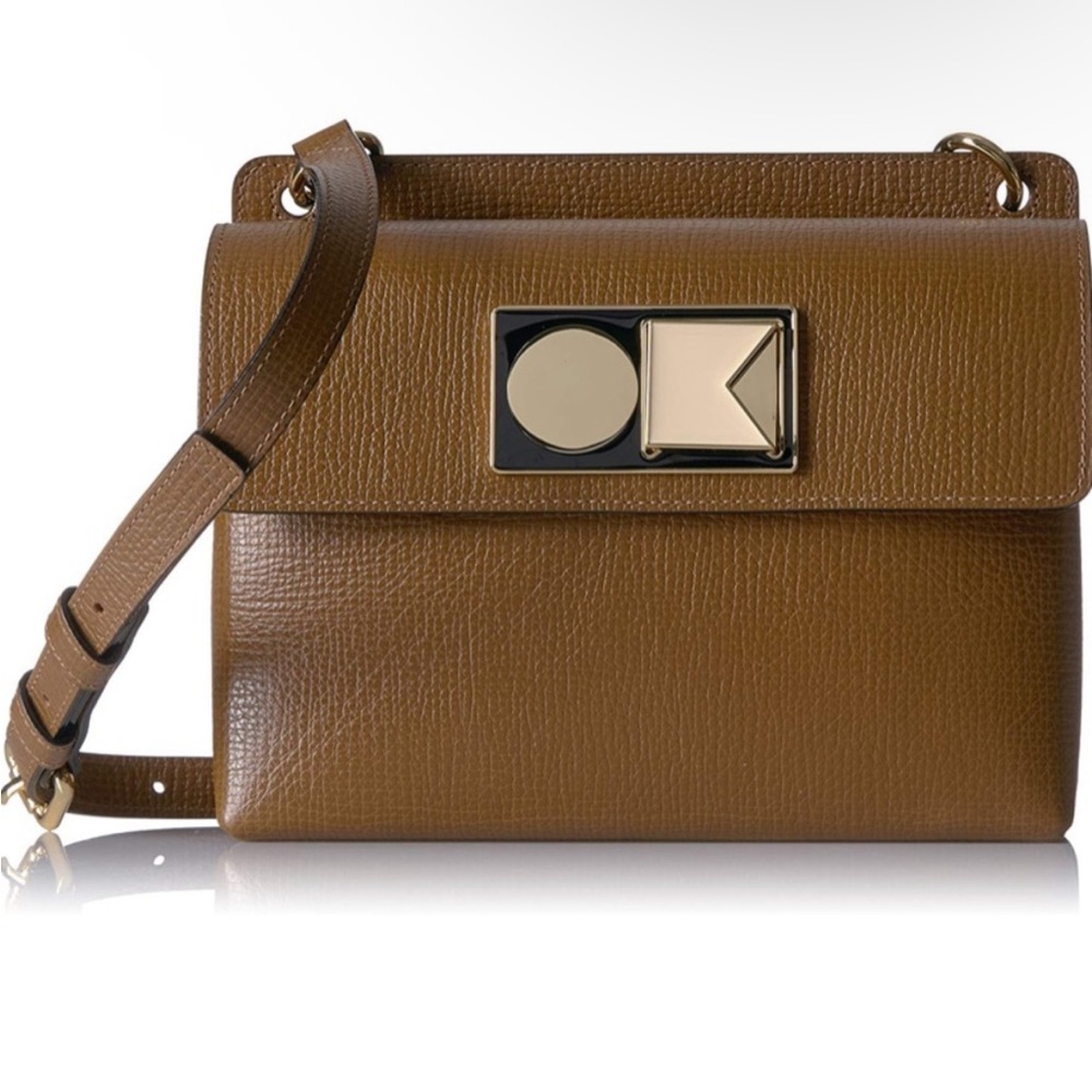 Orla Kiley Textured Robin Bag Purse Crossbody Nutmeg Brown